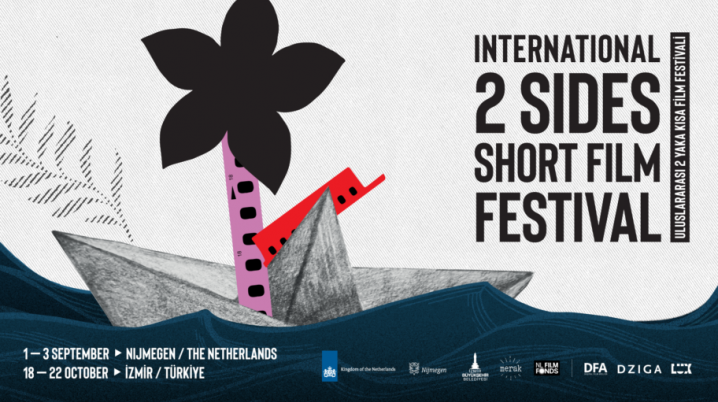 2023 edition poster for International 2 Sides Short Film Festival
